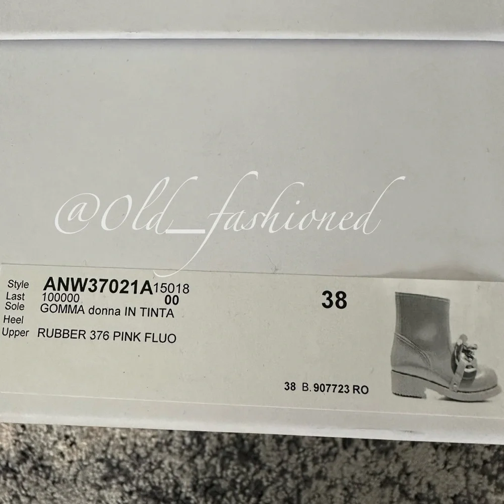 JW ANDERSON Chain Rain Boots